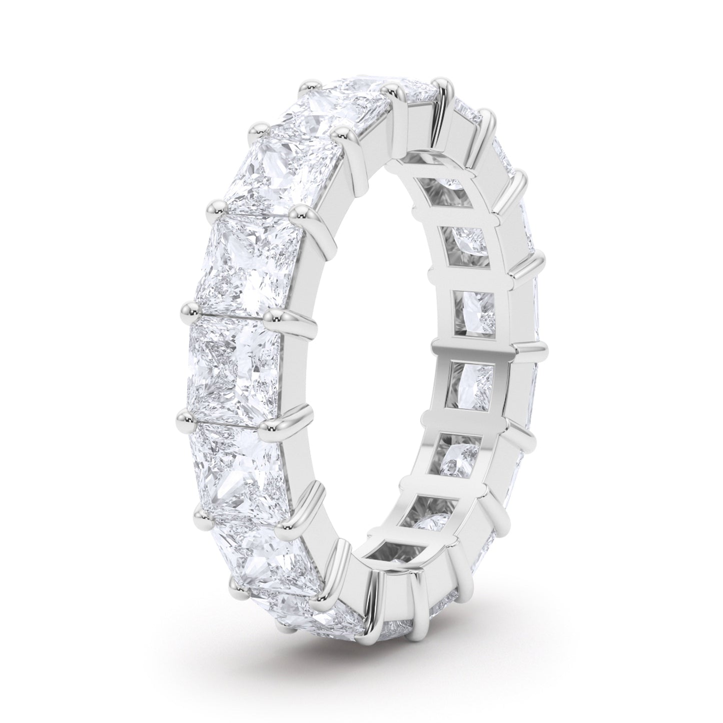 Princess Cut Diamond Eternity Band
