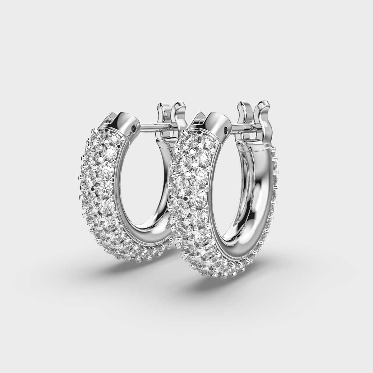 Everyday Diamond Hoops.