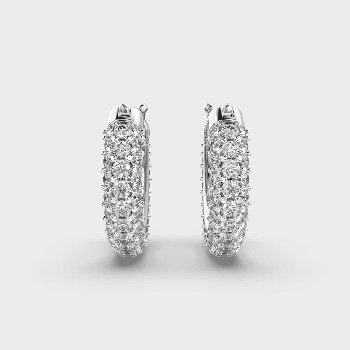 Everyday Diamond Hoops.