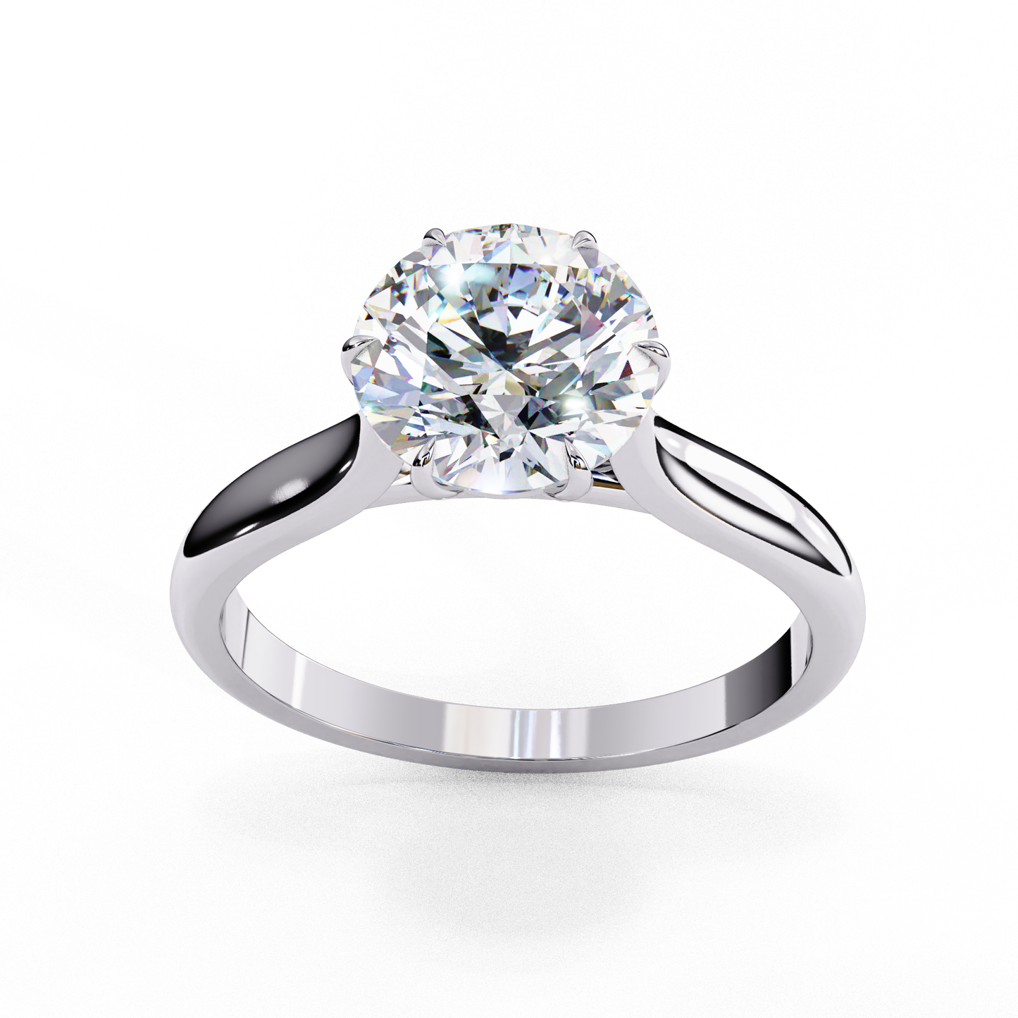 Solitaire Round Ring