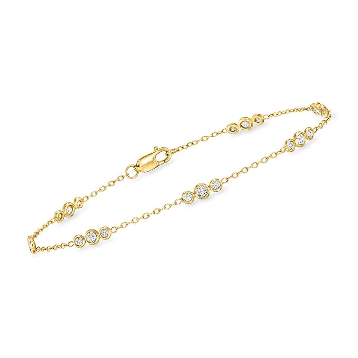 Diamond Trio-Station Bracelet