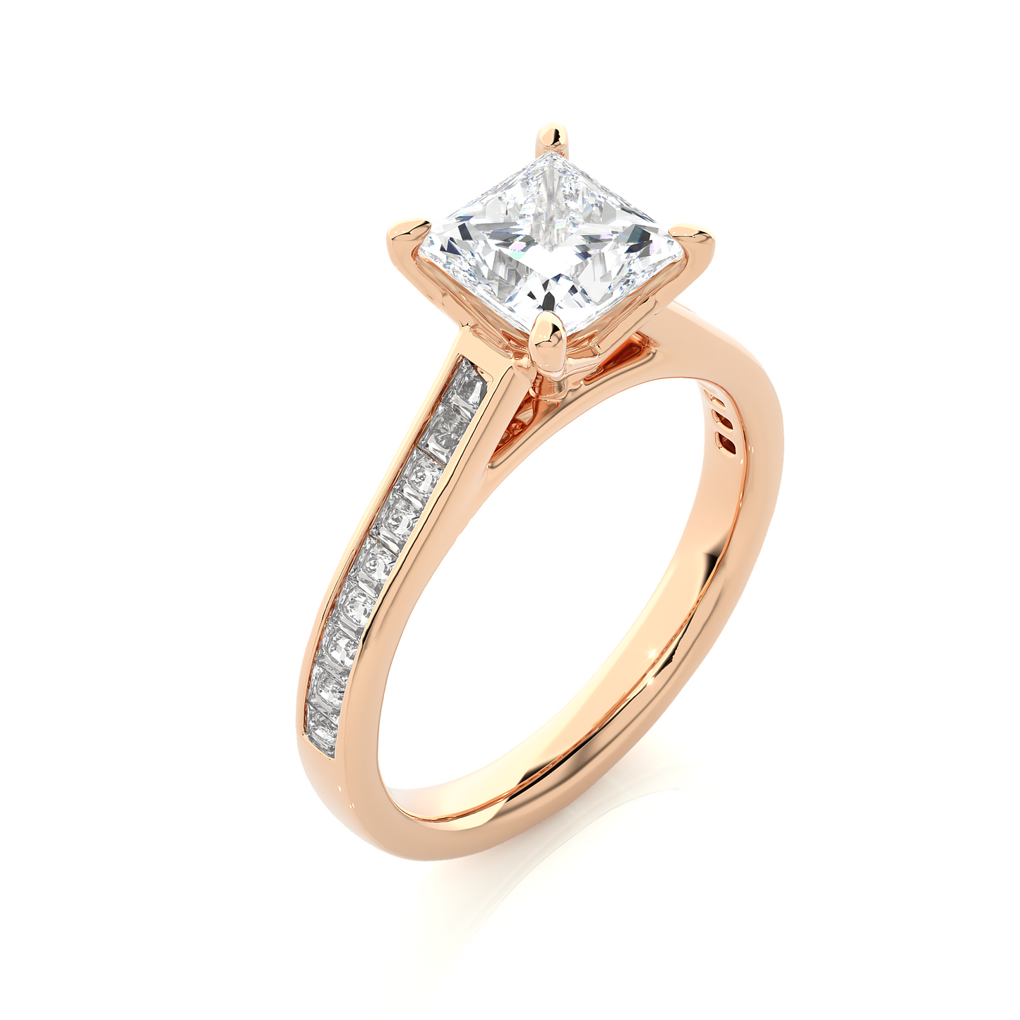 Princess Cut Solitaire Engagement Ring