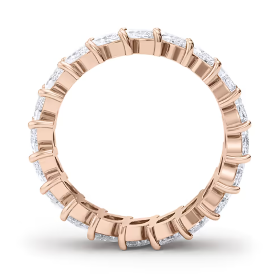 Marquise Leaf Eternity Band