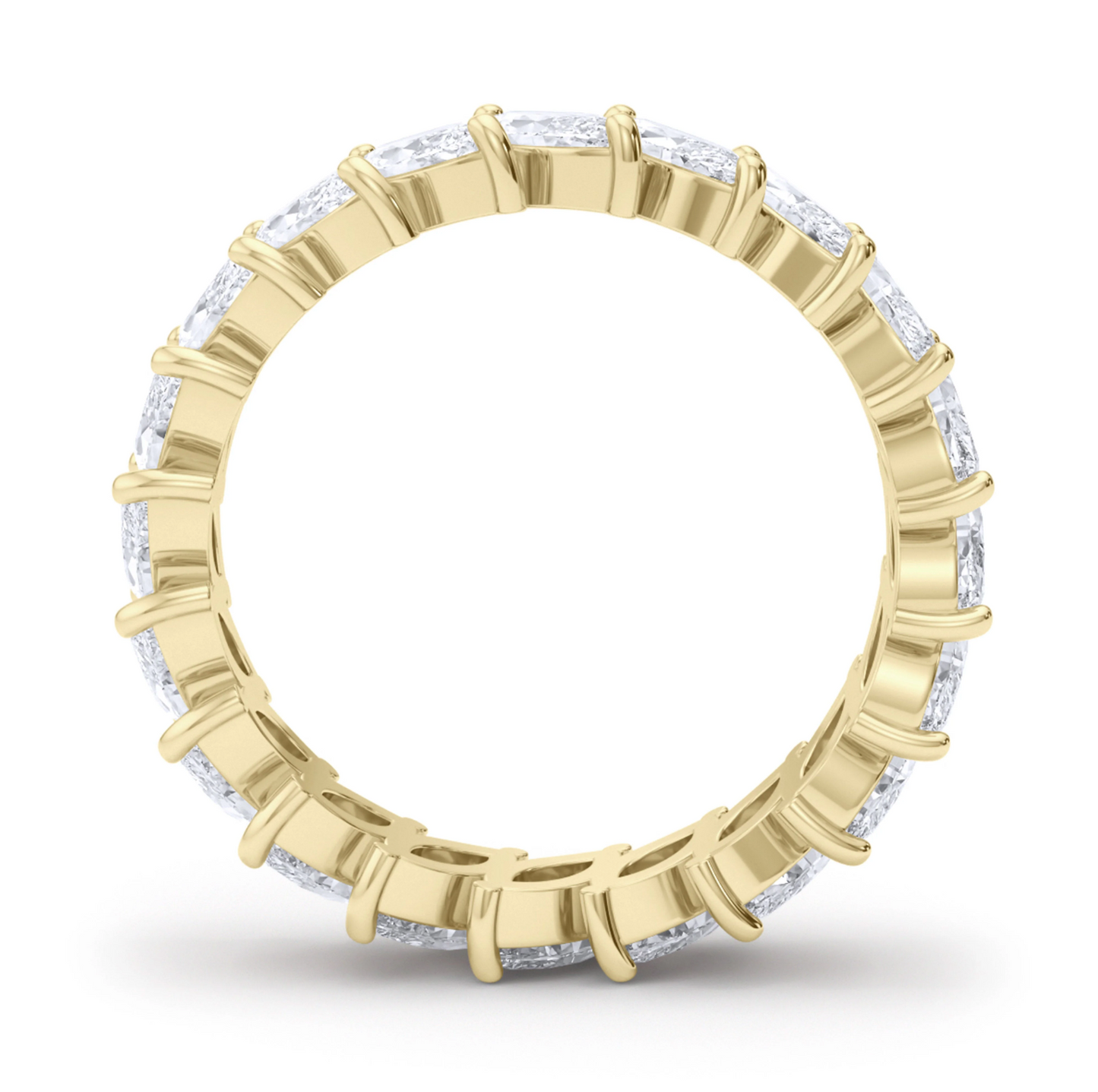 Marquise Leaf Eternity Band