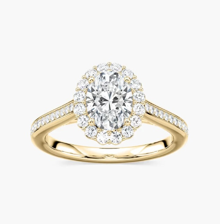Oval Vintage Engagement Ring