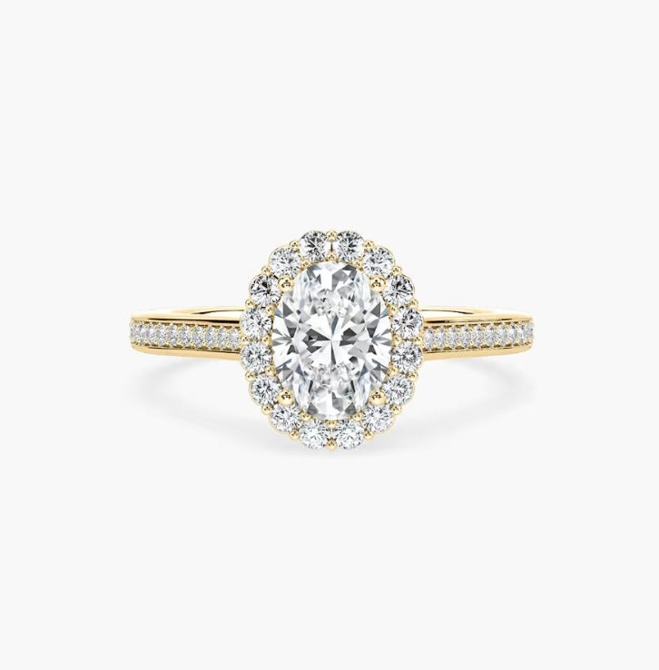 Oval Vintage Engagement Ring