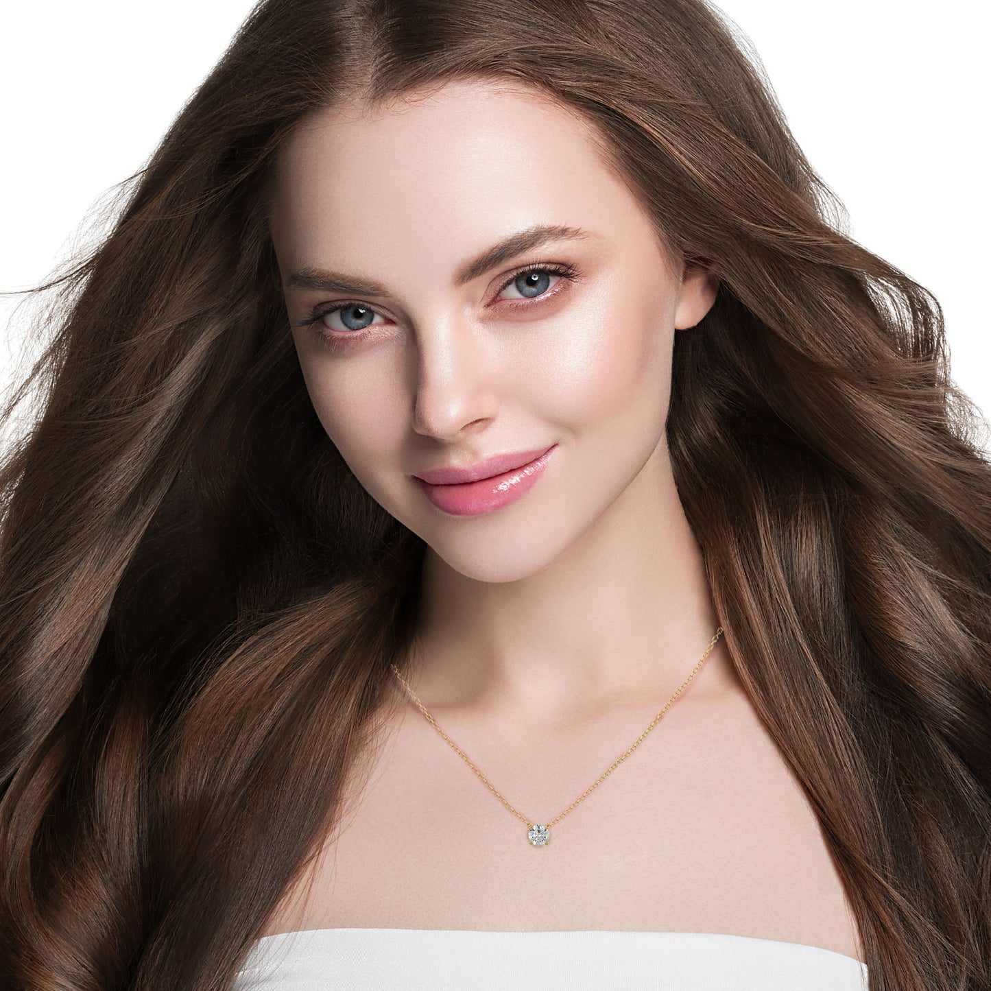 Classic Round Pendant with Chain