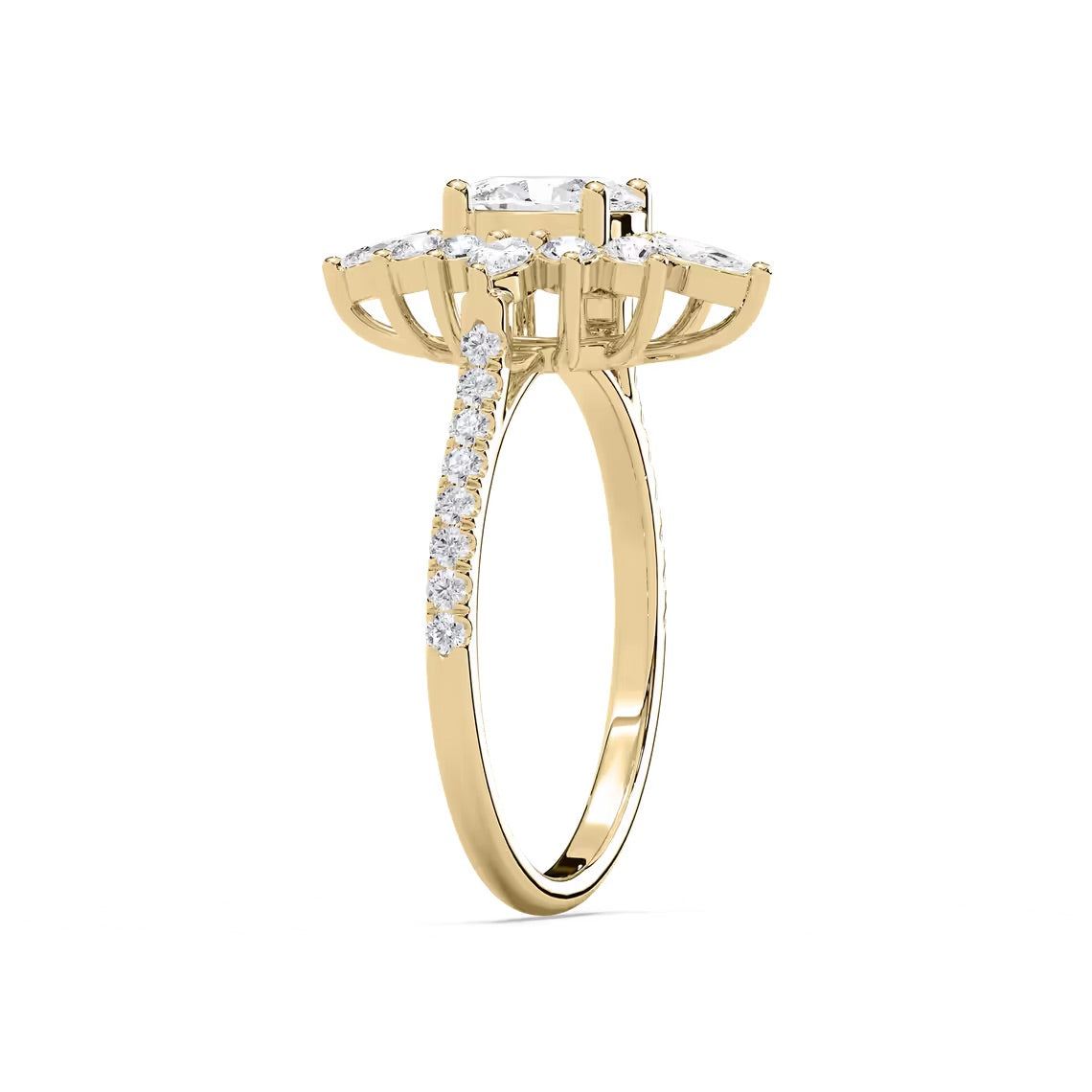 Lillith Petite Oval Engagement Ring