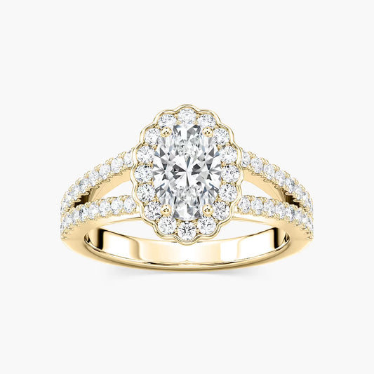 Magnolia Antique Engagement Ring