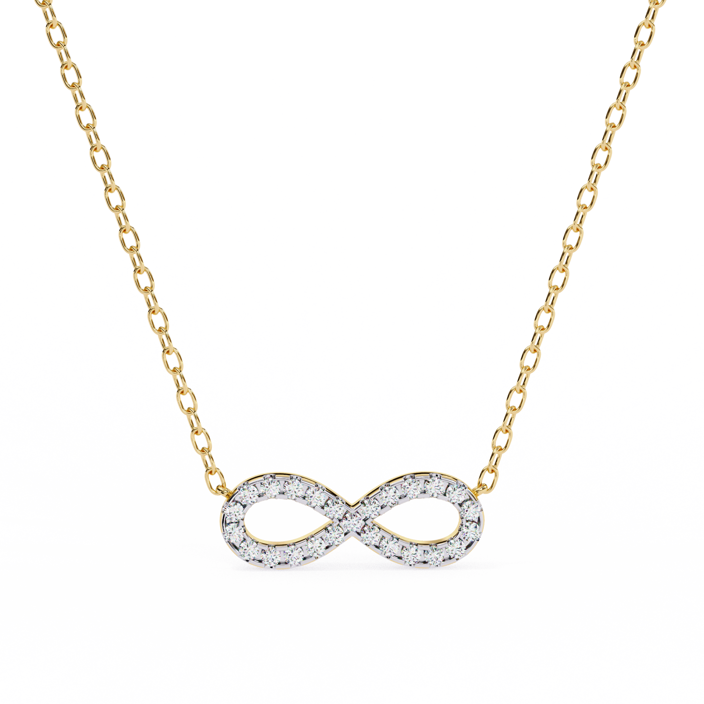 Forever Connected Diamond Pendant (With Chain)