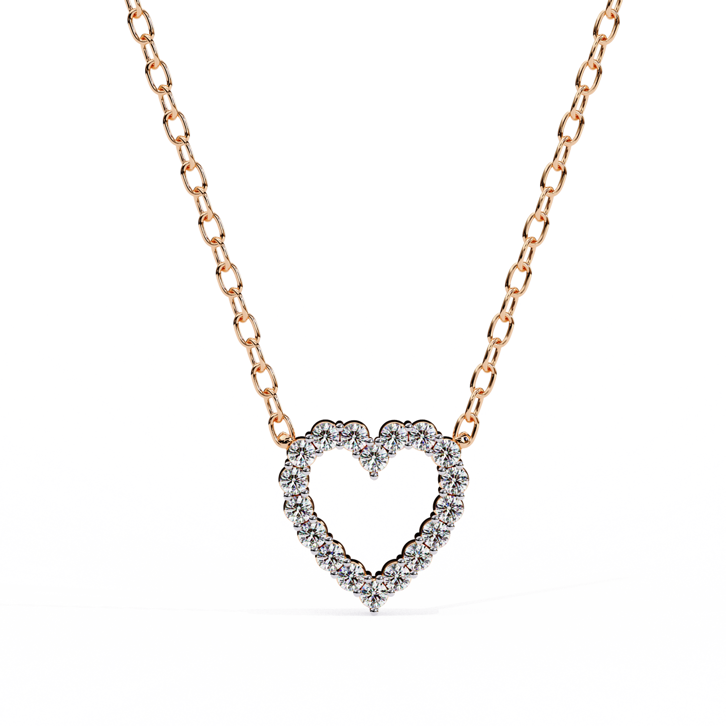 Delicate Heart Pendant (With Chain)