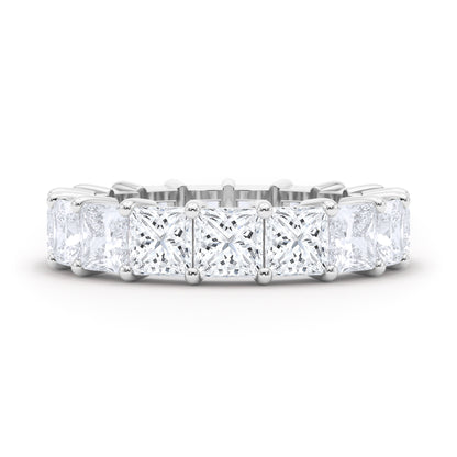 Princess Cut Diamond Eternity Band