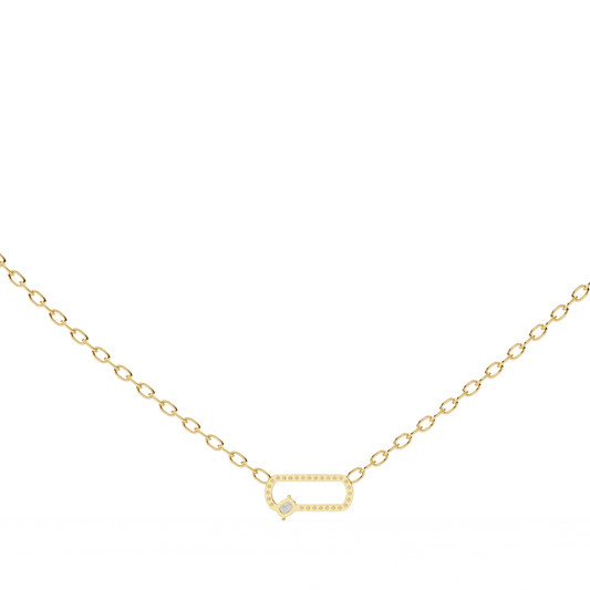 0.50 Open Link Diamond Pendant (With Chain)