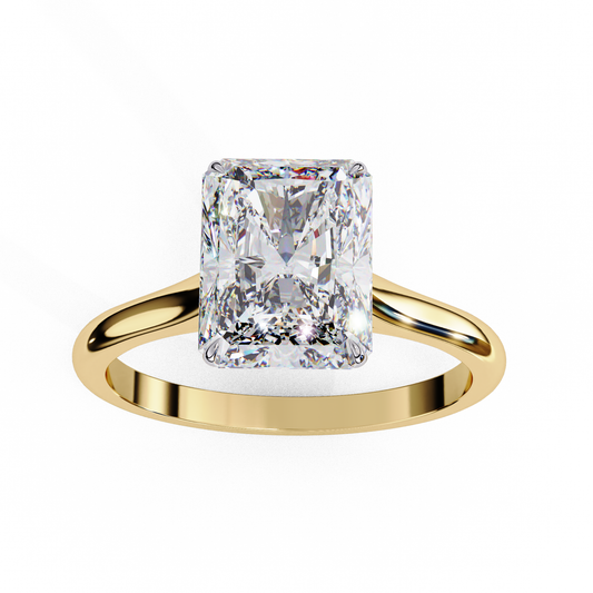 0.50 ct Solitaire Radiant ring.