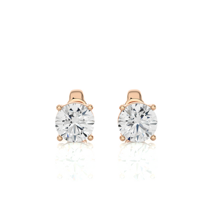 0.50 ct Round Solitaire Studs.