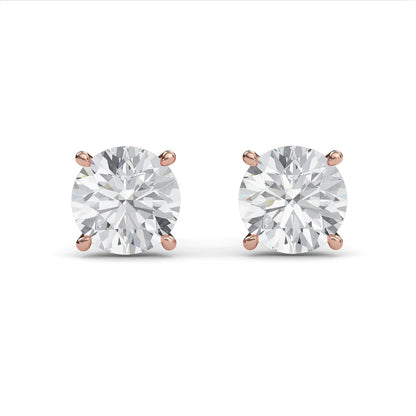 Round Solitaire Studs