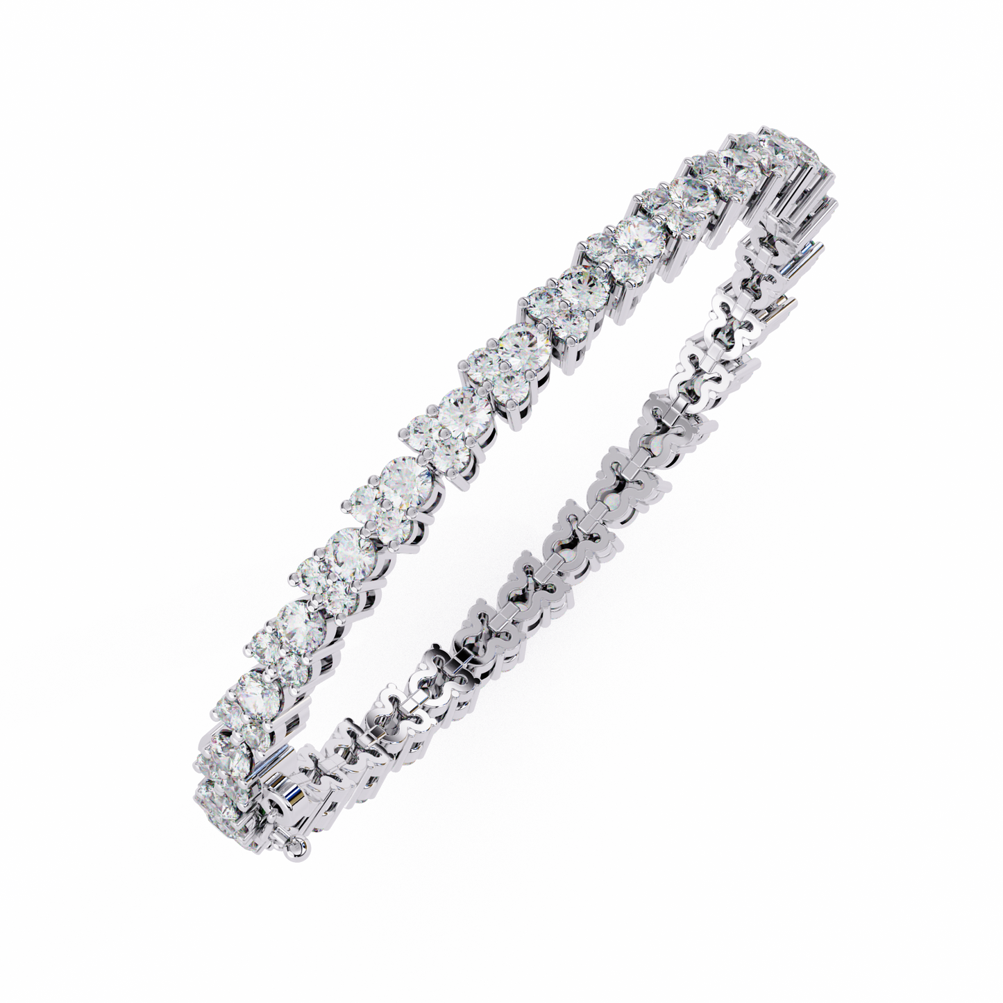 3 Round Tennis Bracelet