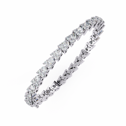 3 Round Tennis Bracelet