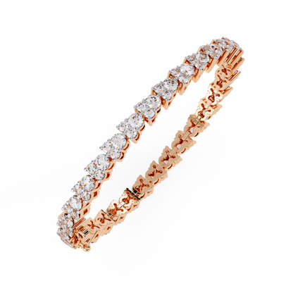 3 Round Tennis Bracelet