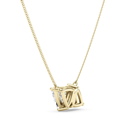Twin Trillian Shaped Pendant With Chain