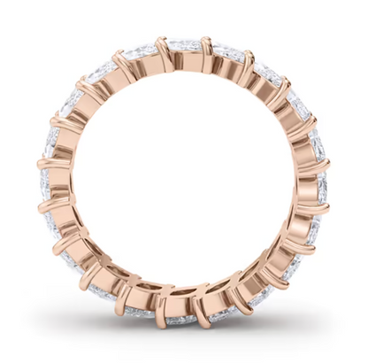 Marquise Leaf Eternity Band