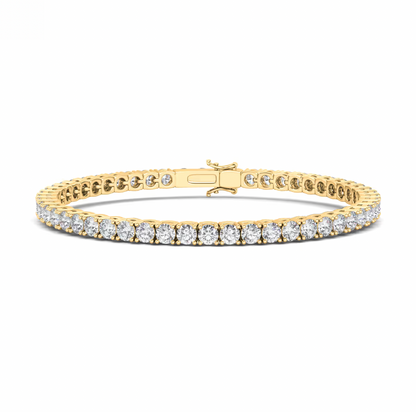 4 Prong Round Tennis Bracelet.