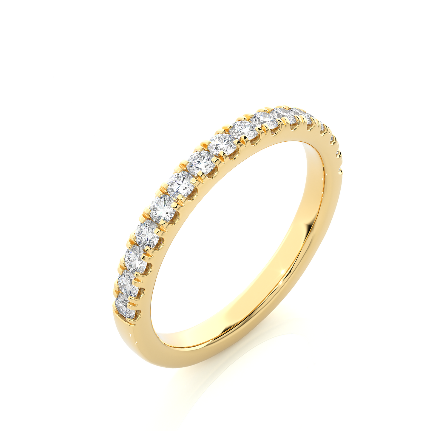 Thin Half Eternity Band