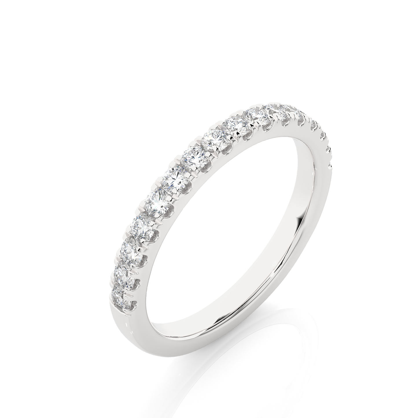 Thin Half Eternity Band