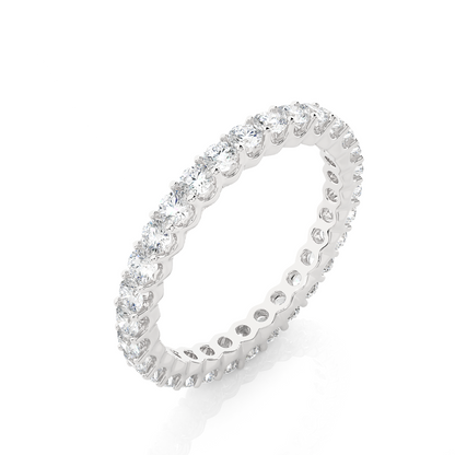 Round Diamond Eternity Ring