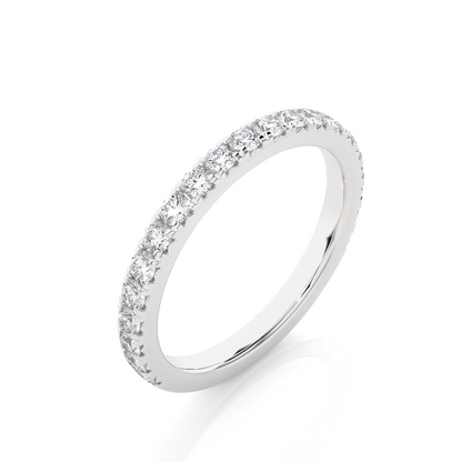 Thin Half Eternity Band