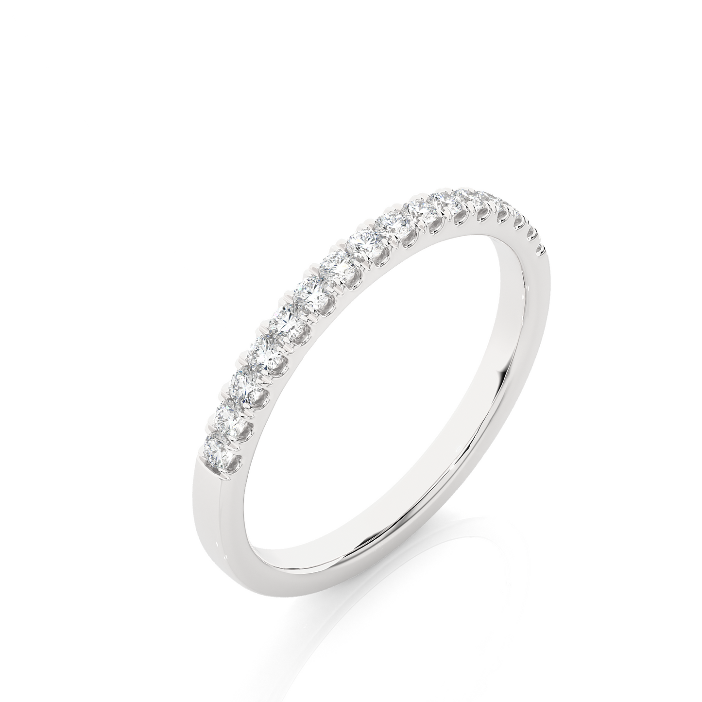 Thin Half Eternity Band