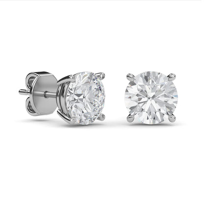 Round Solitaire Studs