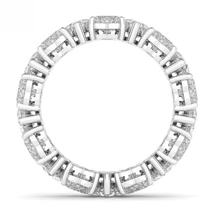 Alternating Heart Diamond Eternity Band