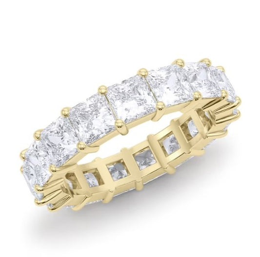 Princess Cut Diamond Eternity Band