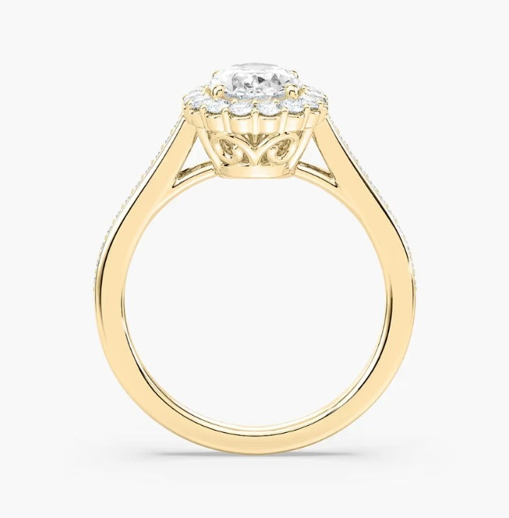 Oval Vintage Engagement Ring