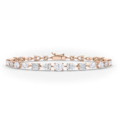 Mix Fancy Shape Tennis Bracelet.