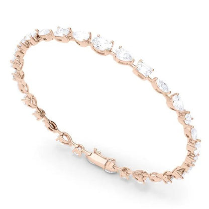 Mix Fancy Shape Tennis Bracelet.