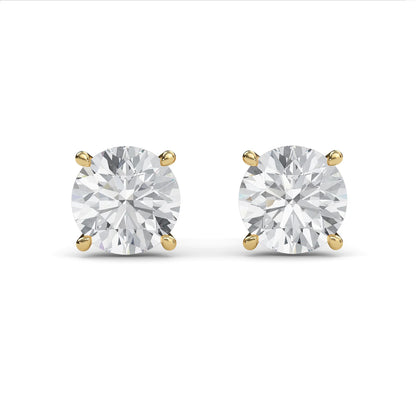 Round Solitaire Studs