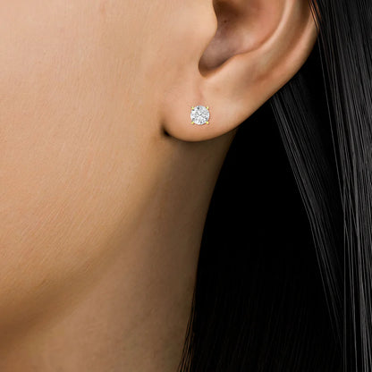 Round Solitaire Studs