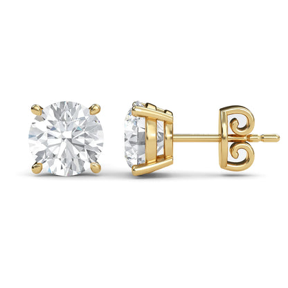 Round Solitaire Studs