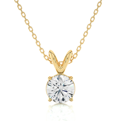 0.50 ct Oh So Lovely Solitaire Pendant (With Chain)