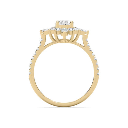 Lillith Petite Oval Engagement Ring