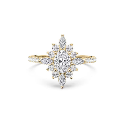 Lillith Petite Oval Engagement Ring