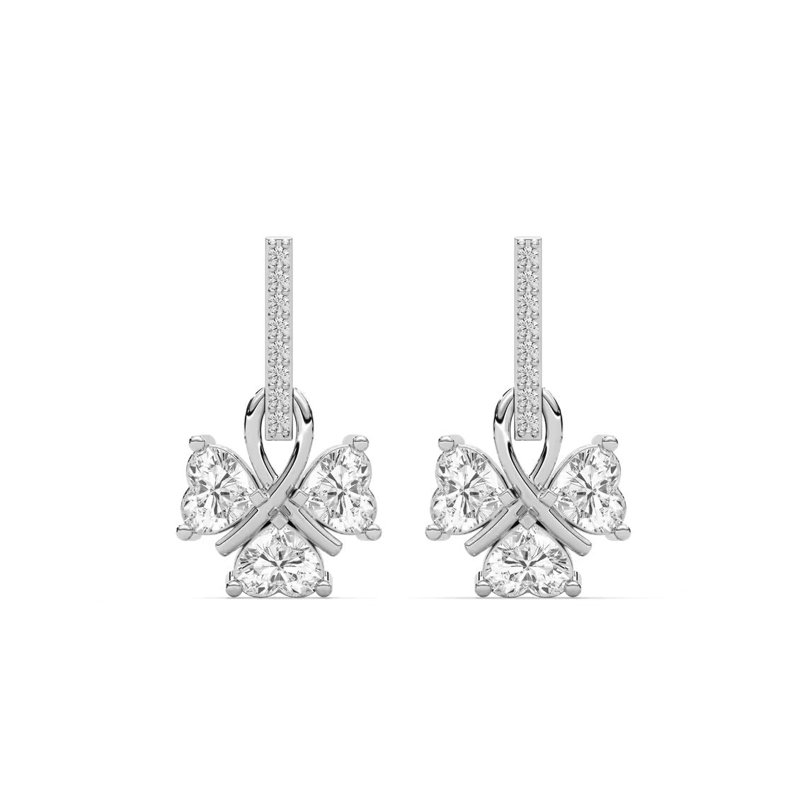 Lucky Heart Dangle Earrings