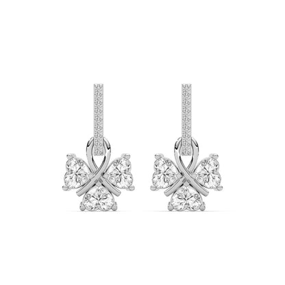 Lucky Heart Dangle Earrings
