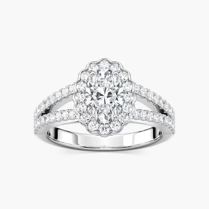 Magnolia Antique Engagement Ring