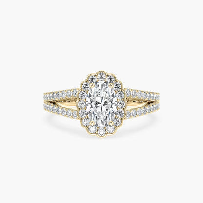Magnolia Antique Engagement Ring