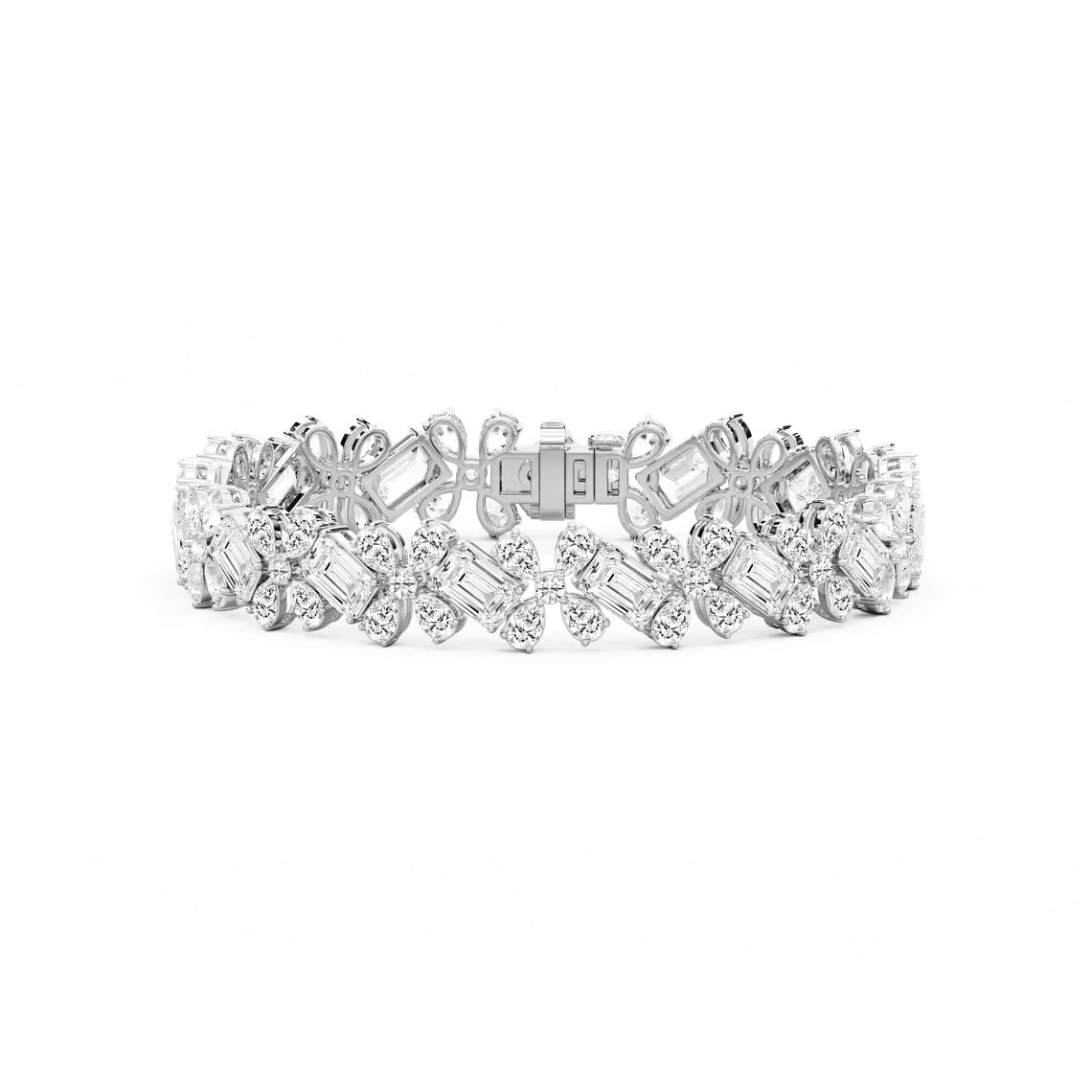 Multi Shape Floral Bracelet