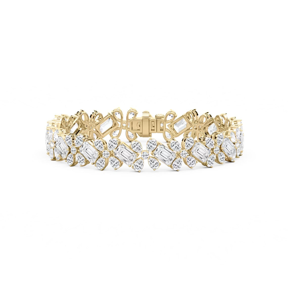 Multi Shape Floral Bracelet