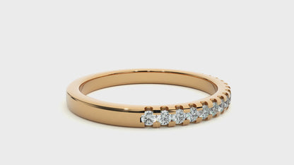 Thin Half Eternity Band